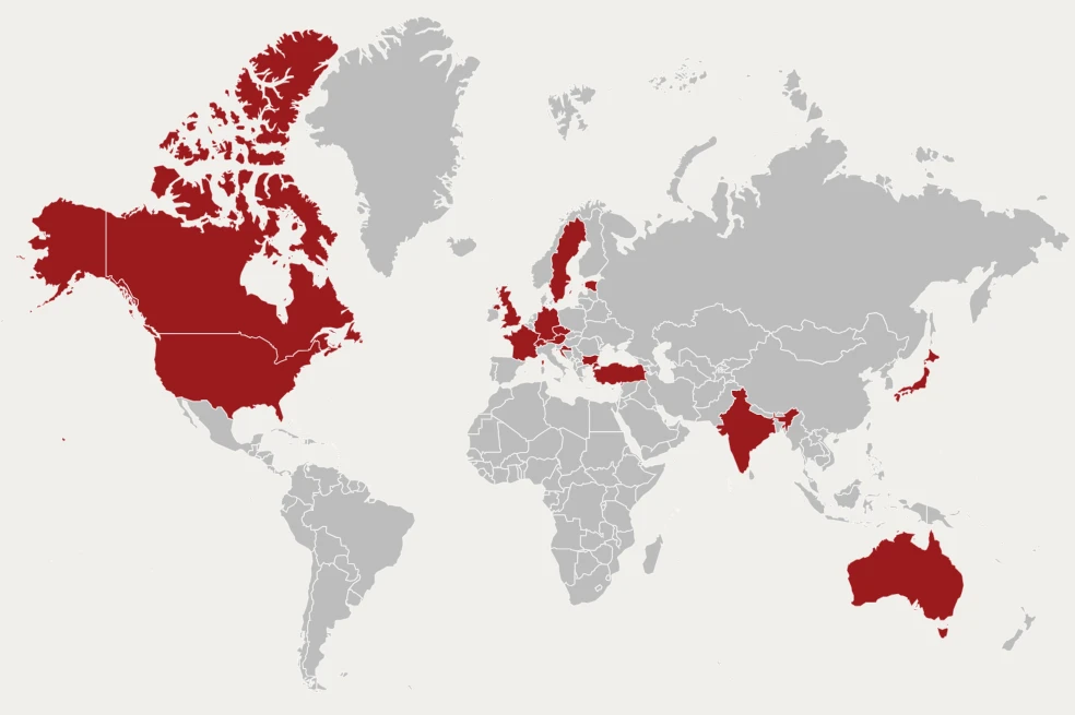 World map placeholder