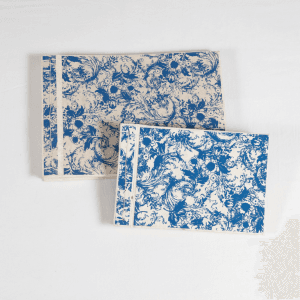 Blue Floral Photo Album