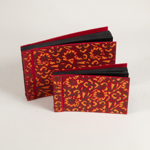 Crimson Patterned Photo Album