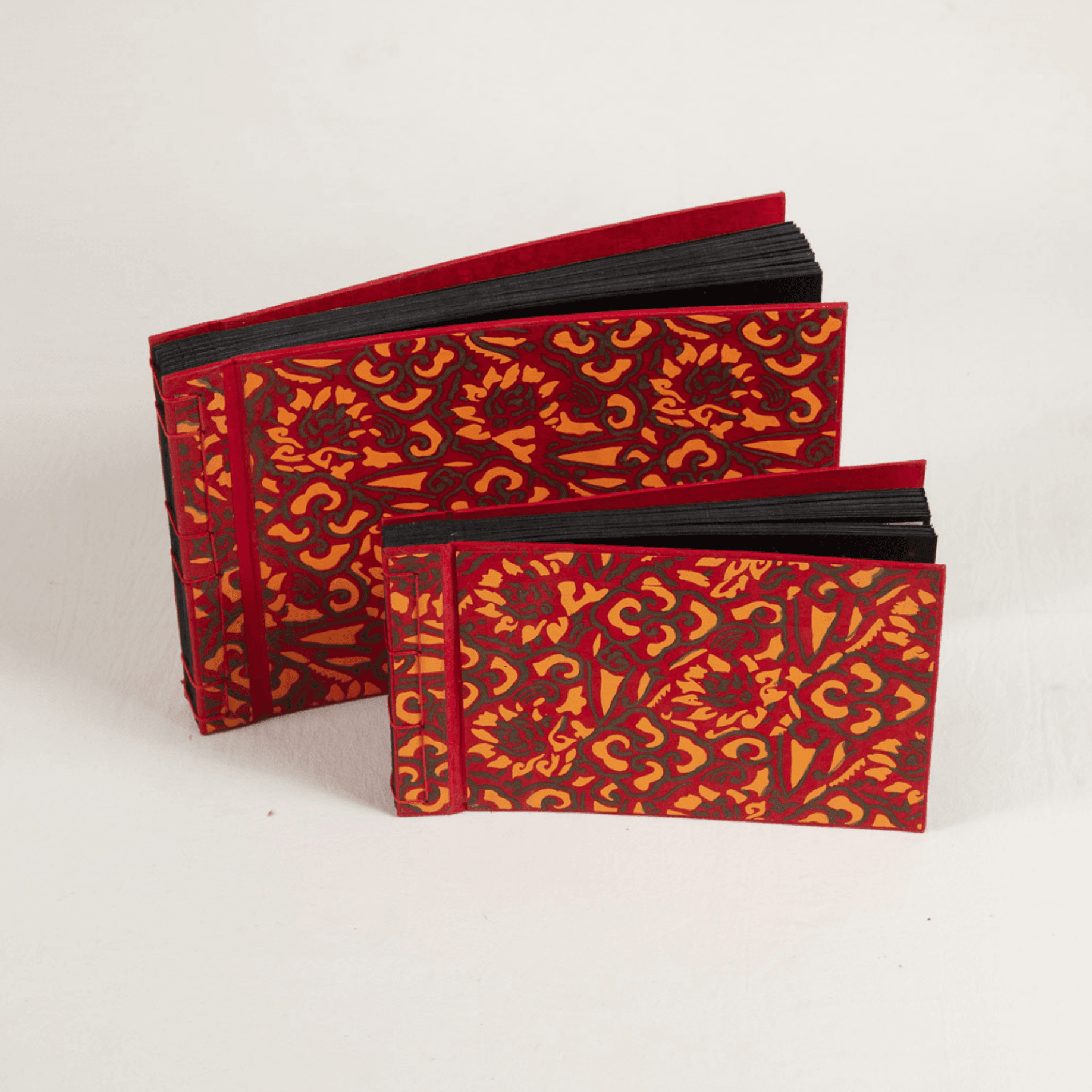 Crimson Patterned Photo Album
