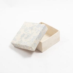 Frosted Silver Box