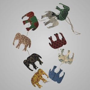 Elephant Patterned Garland