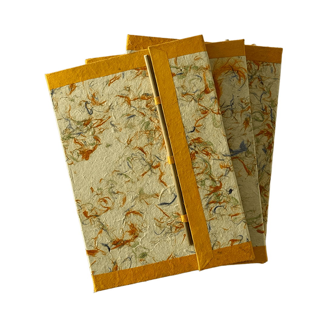 Orange Hemp Notebook - Image 2