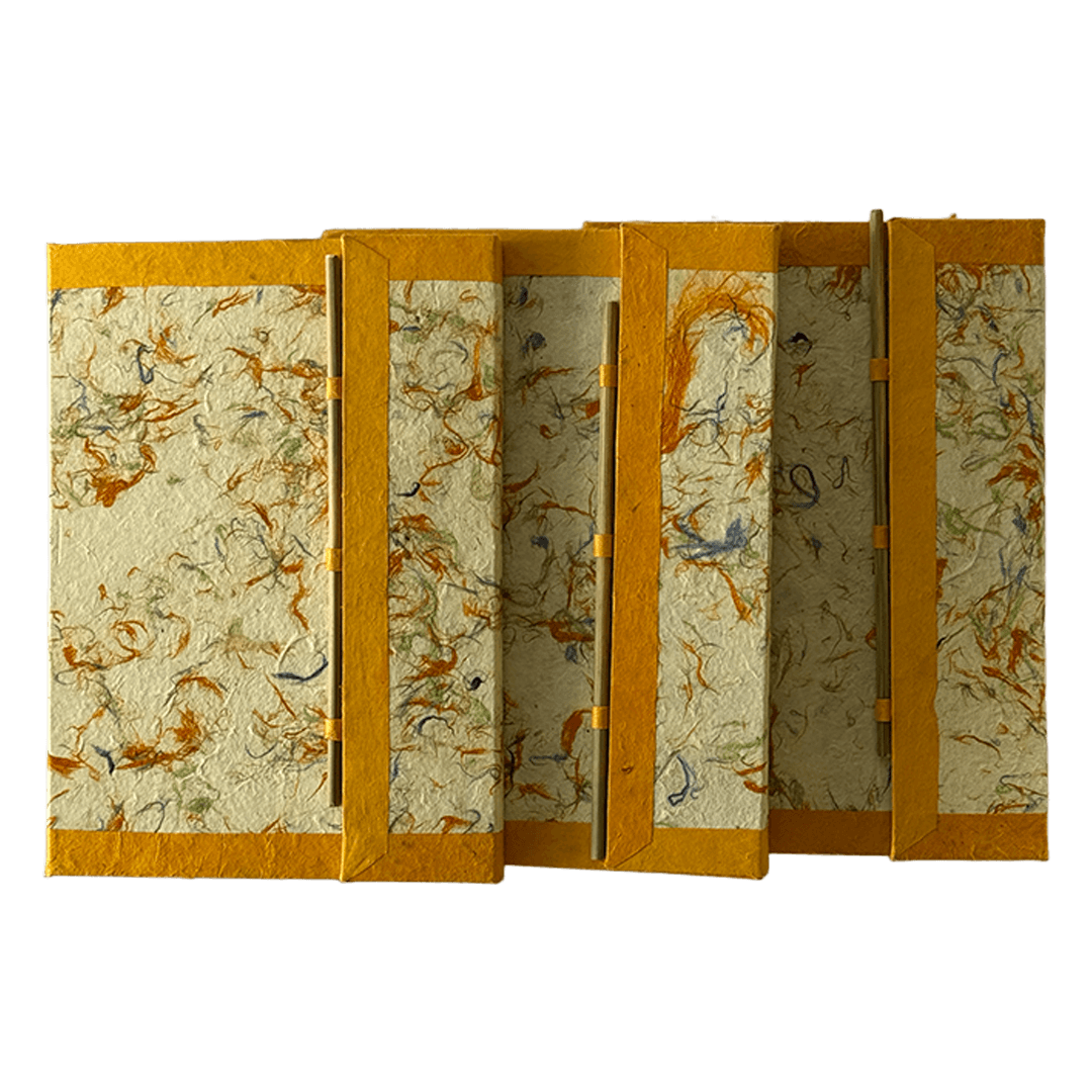Orange Hemp Notebook - Image 3